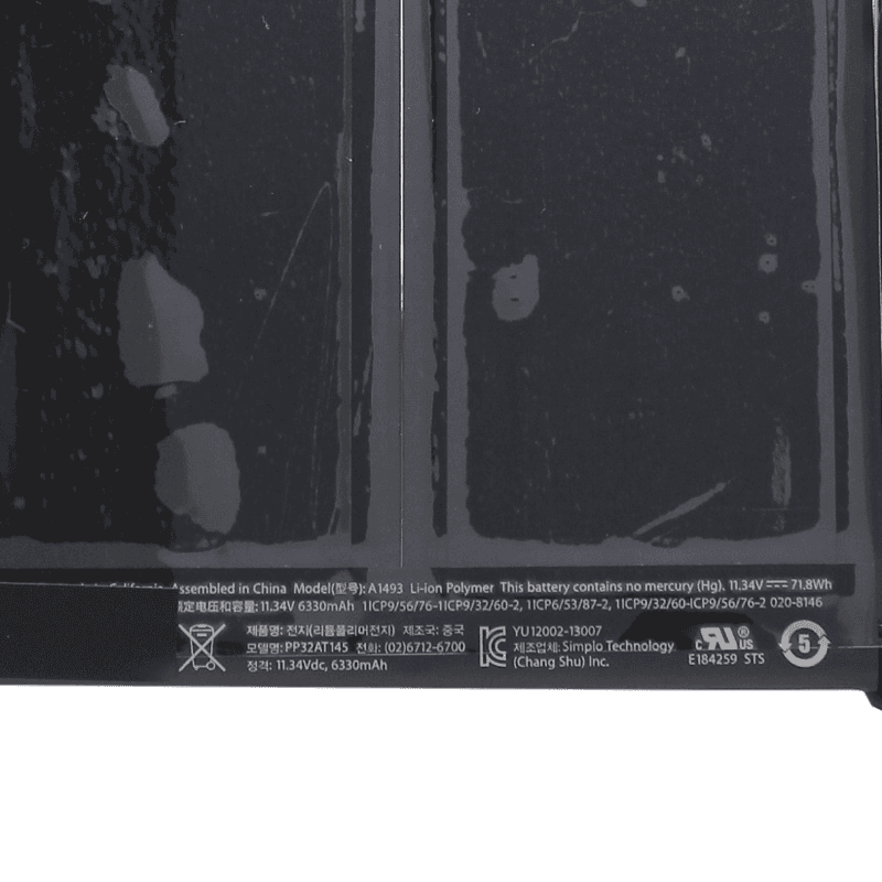 Baterija za Laptop Apple A1493 A1502 71.8wh
