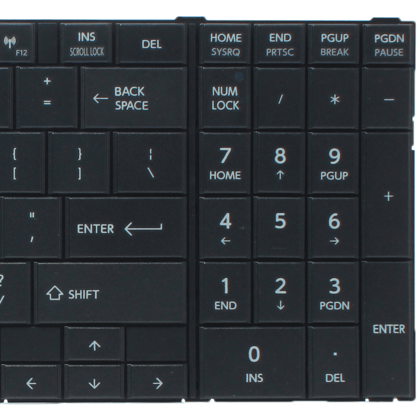 Tastatura za Laptop Toshiba C50-B Crna