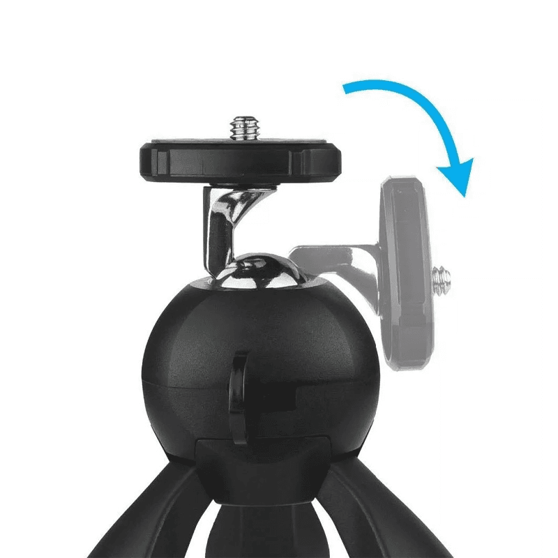 Stalak za Mobilni Tripod Fleksibilni Crni