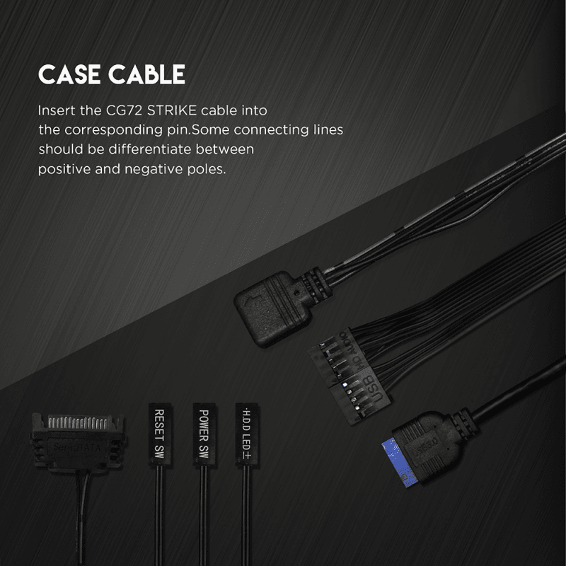 Kuciste Gaming Fantech CG72 Midi Crno