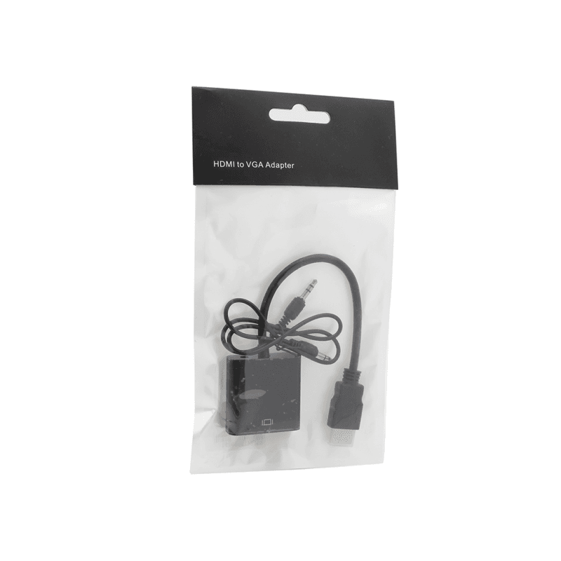 Adapter Hdmi-vga (with Audio) Crni Jwd-hdmi8