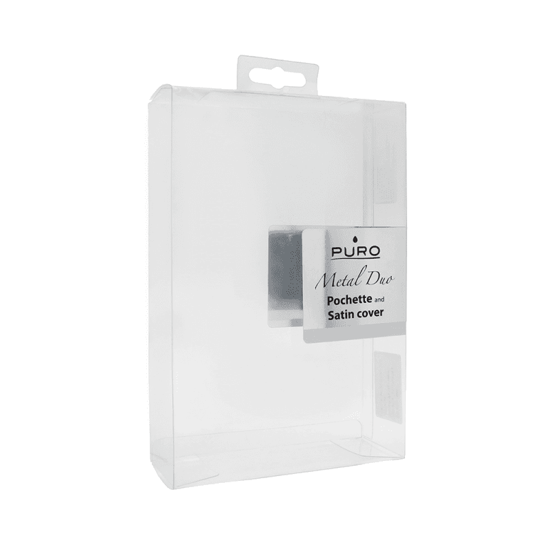 Torbica Puro Satin Cover Srebrna