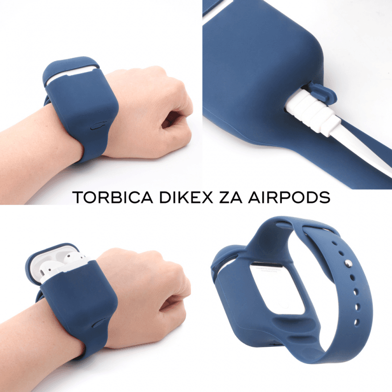 Torbica Dikex za Airpods Plava