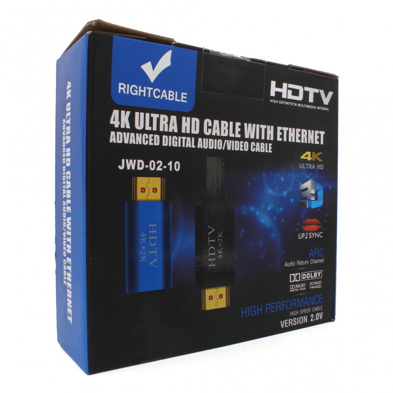 Kabl HDMI 4K 10M Jwd-02