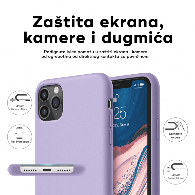 Torbica Summer Color za Huawei P40 Lite E Bela