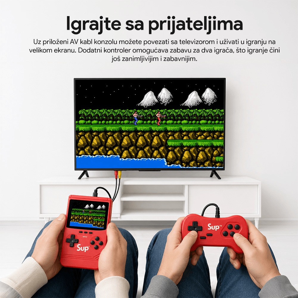 Konzola za Igranje Gameboy Sup500 Crvena