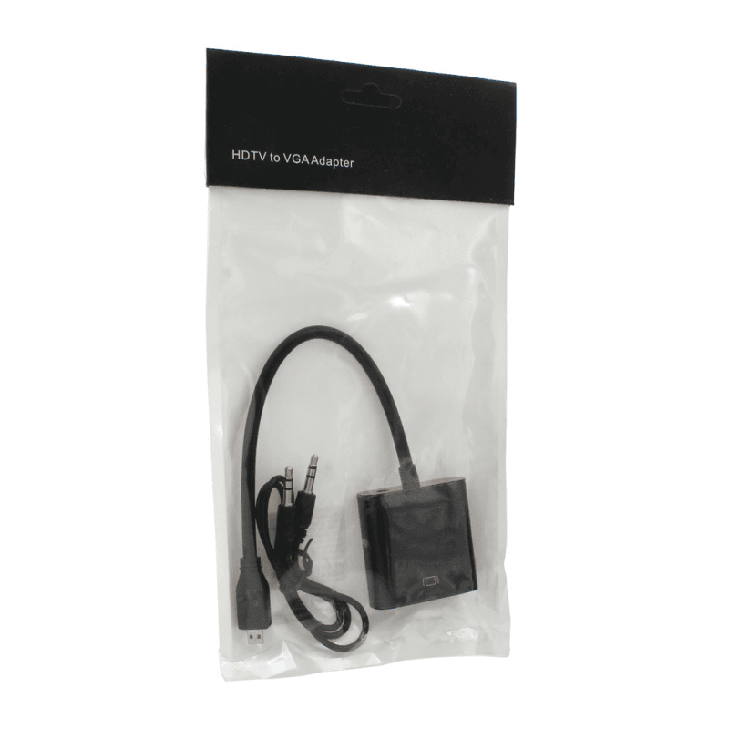 Adapter Micro HDMI na VGA Z + Audio Jwd-hdmi1