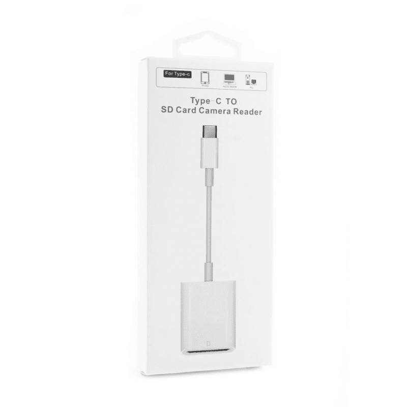 Adapter USB Type C na SD Card Camera Reader