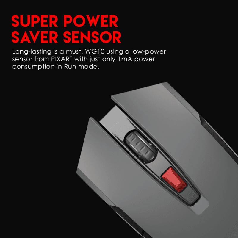 Mis Wireless Fantech WG10 Raigor II Sivi