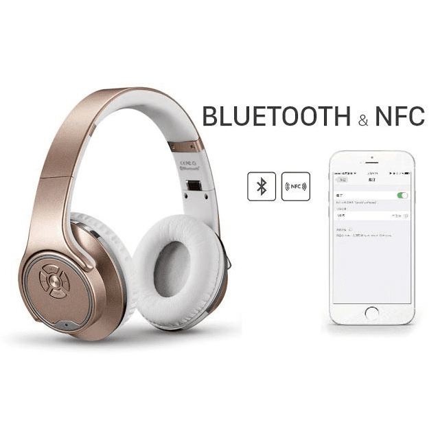 Bluetooth Slusalice Sodo MH1 Zlatne