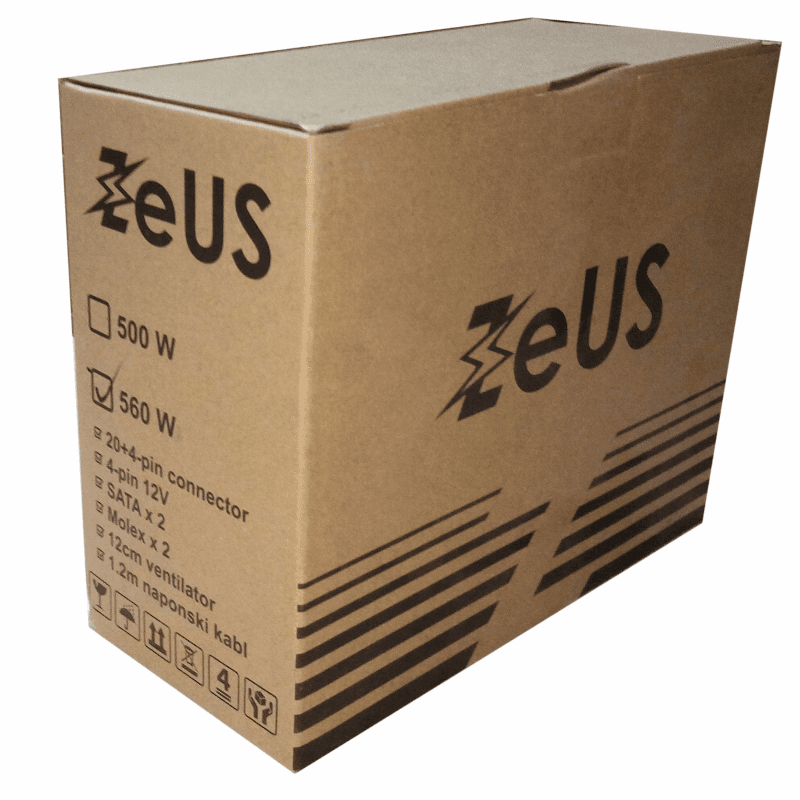 Napajanje 600W ZEUS Zus-600 12CM