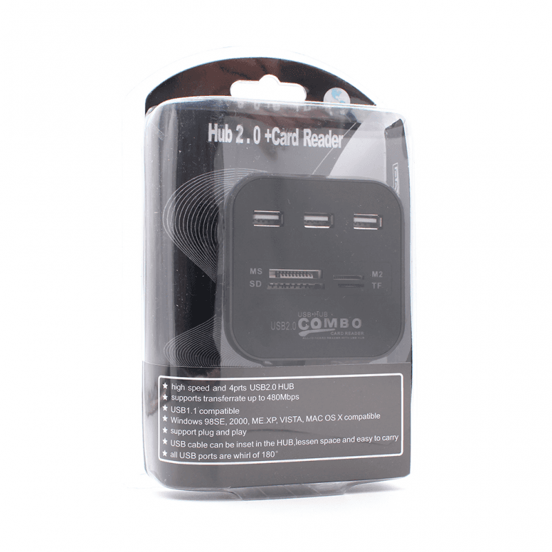 USB HUB i Citac Kartica 2U1 Jwd-u35