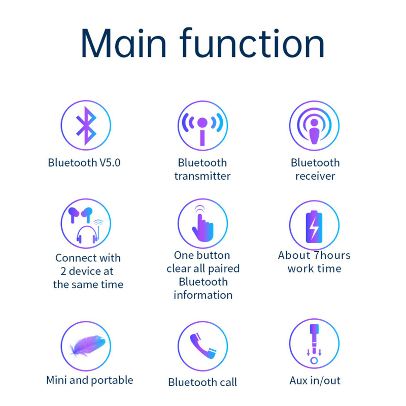 Bluetooth Player T3 Crni