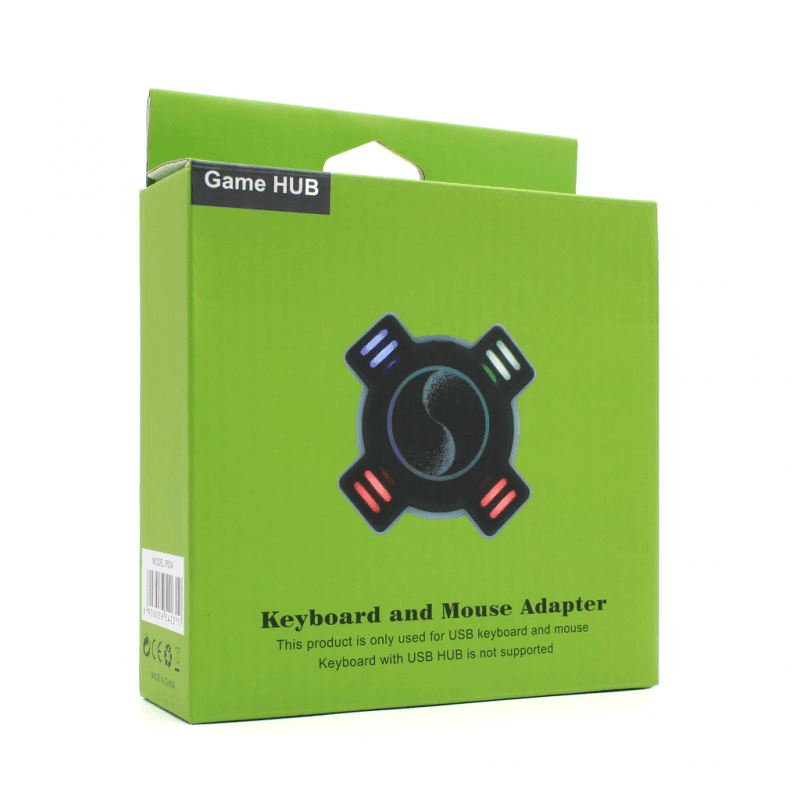 Game HUB Adapter za USB Mis i Tastaturu Crni