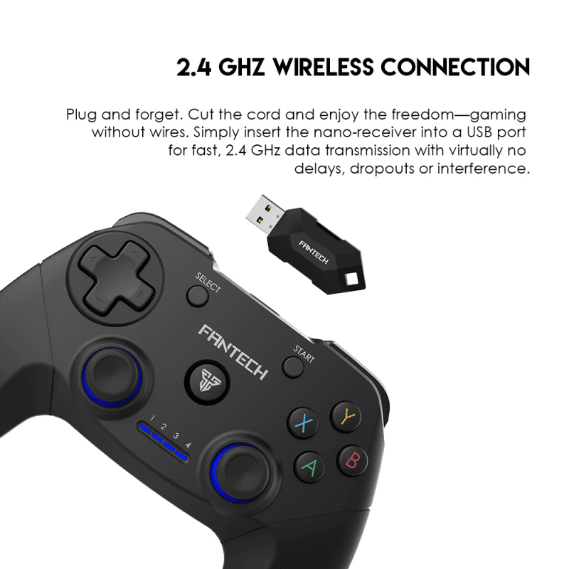 Joypad Wireless Fantech WGP12 Revolver Crni