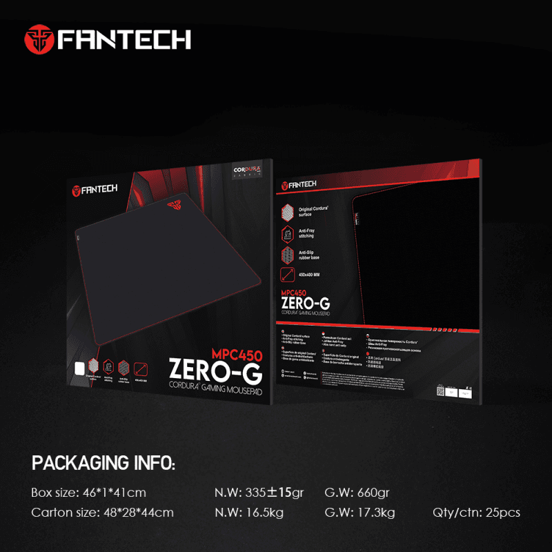 Podloga za Mis Fantech Mpc450 Zero-g Crna