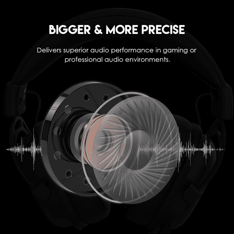 Slusalice Gaming Fantech MH90 Sonata Crne