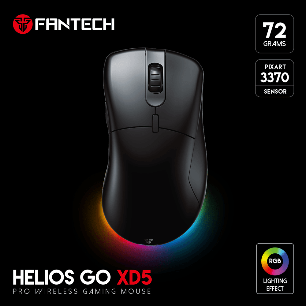 Mis Wireless Gaming Fantech XD5 Helios GO Crni