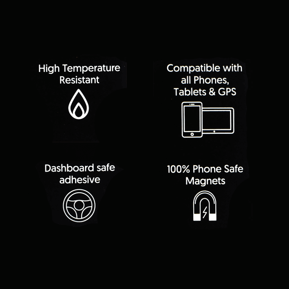 Auto Stalak GH - C10 Magnet za Ventilaciju Crni