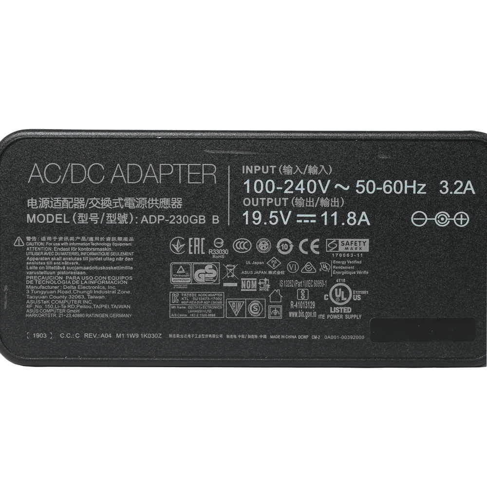 Punjac za Laptop Asus 19.5v 11.8a (6.0*3.7)