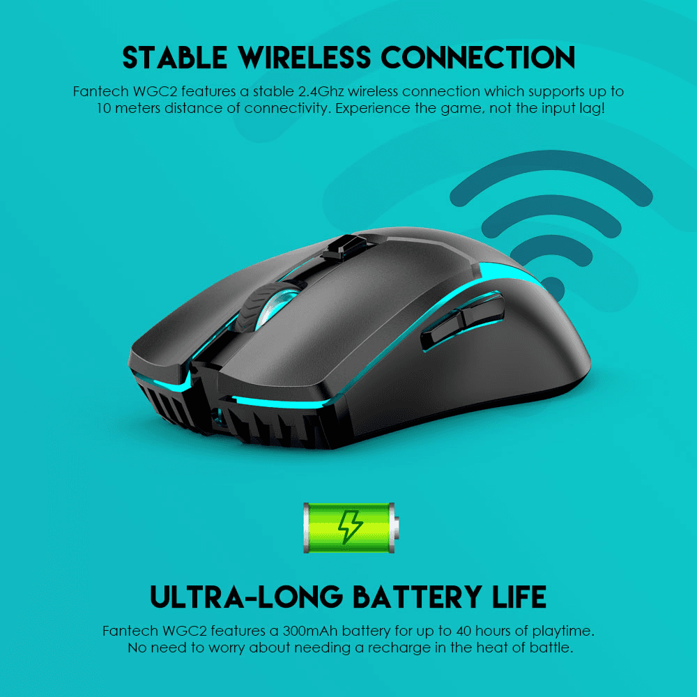 Mis Wireless Gaming Fantech WGC2 Venom II Crni