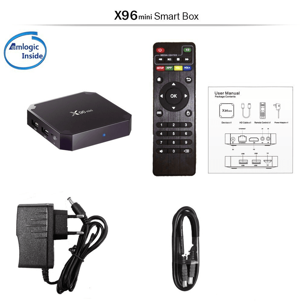 Android Smart TV Box X96 Mini (2ghz/16gb/2gb)