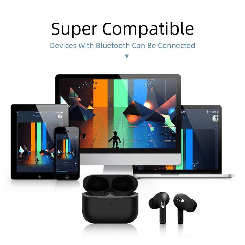 Bluetooth Slusalice Airpods Air Pro Crne HQ