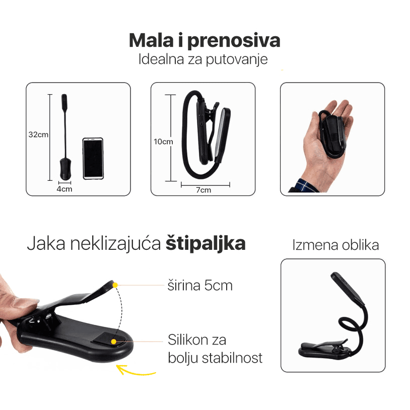 Led Lampa EL01 Crna