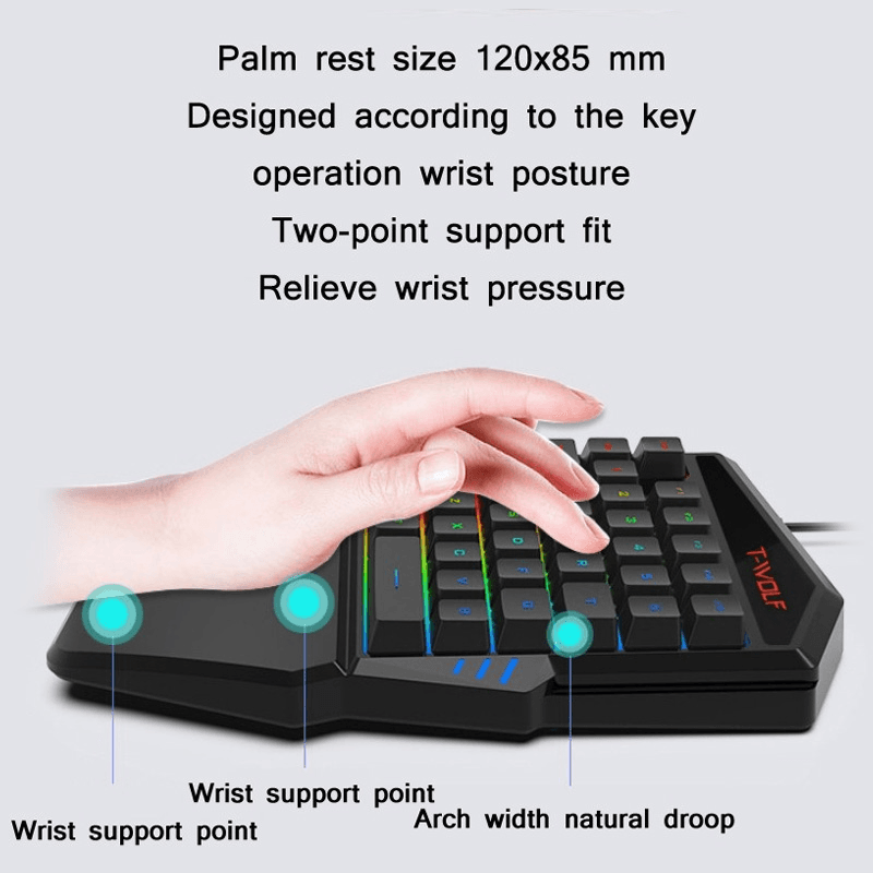 Combo Set Gaming T-wolf TF900 2U1