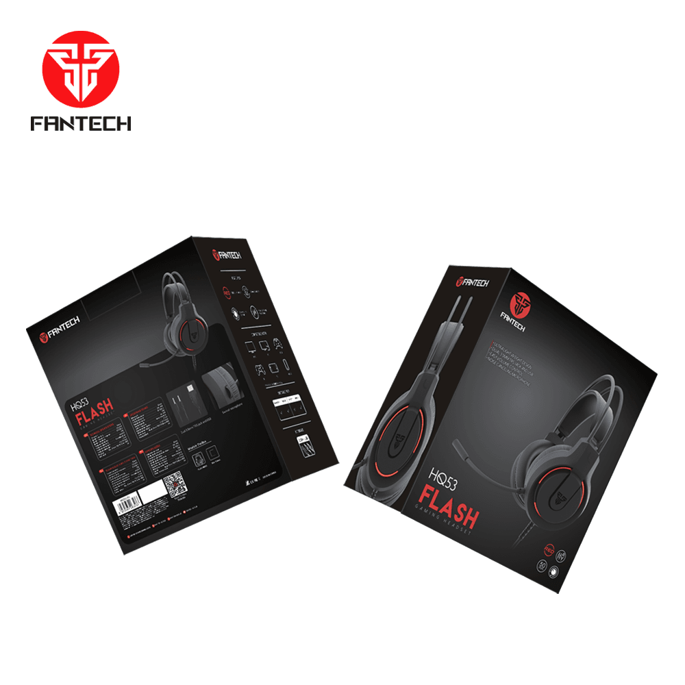 Slusalice Gaming Fantech HQ53 Flash Crne