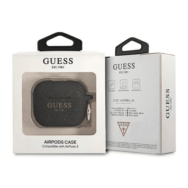 Torbica Guess Airpods 3 Glitter Crna (gua3sggek)