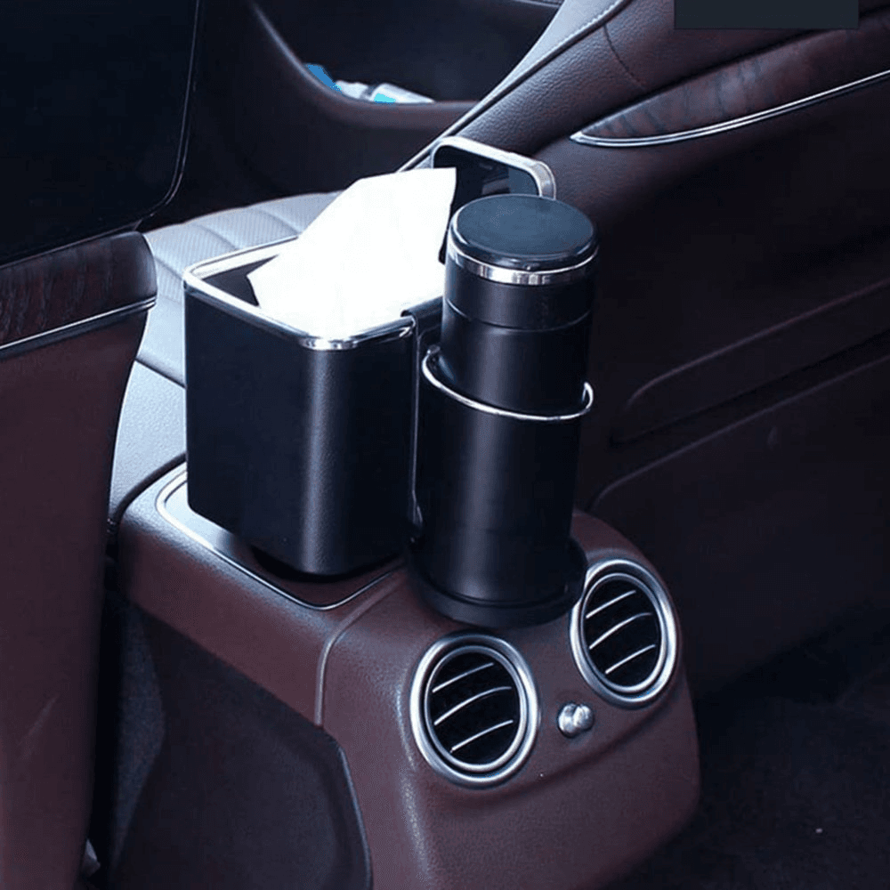 Drzac za Case za Auto sa Pregradom Crni