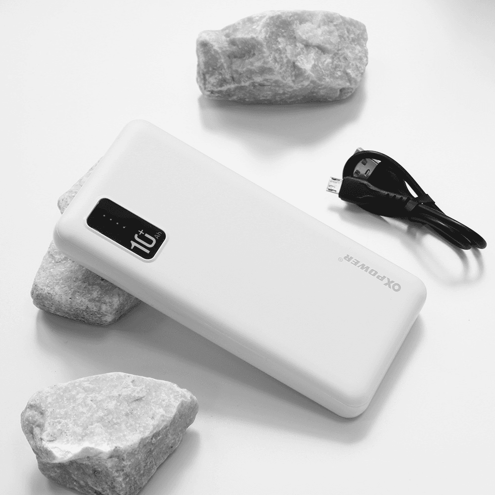 Power Bank Prenosiva Baterija Oxpower PW10 10000 Mah Bela