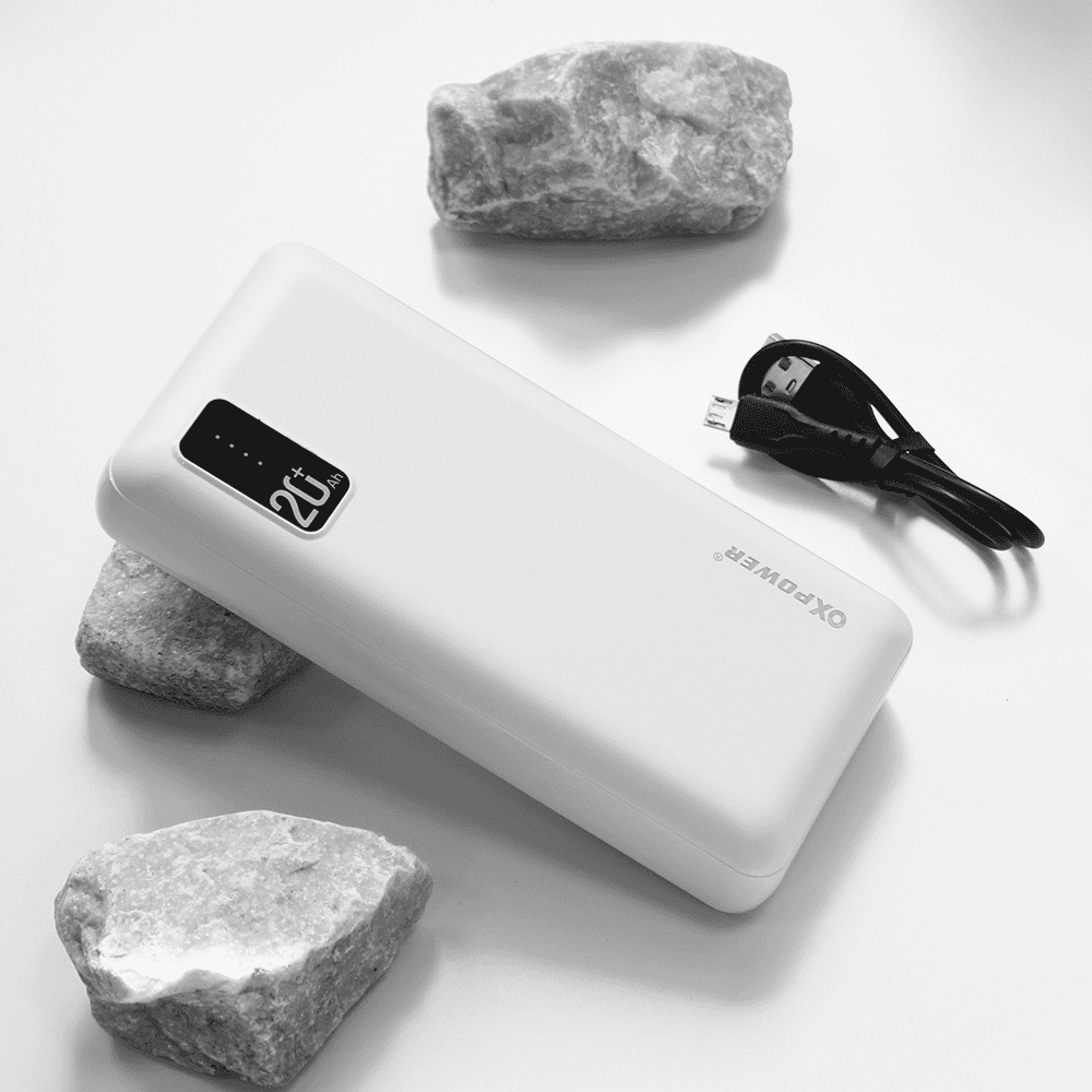 Power Bank Prenosiva Baterija Oxpower PW20 20000 Mah Bela