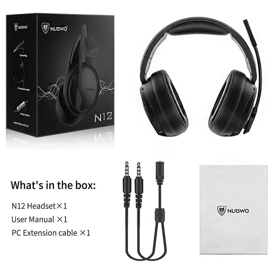 Slusalice Gaming Nubwo N12D 3.5mm Crne