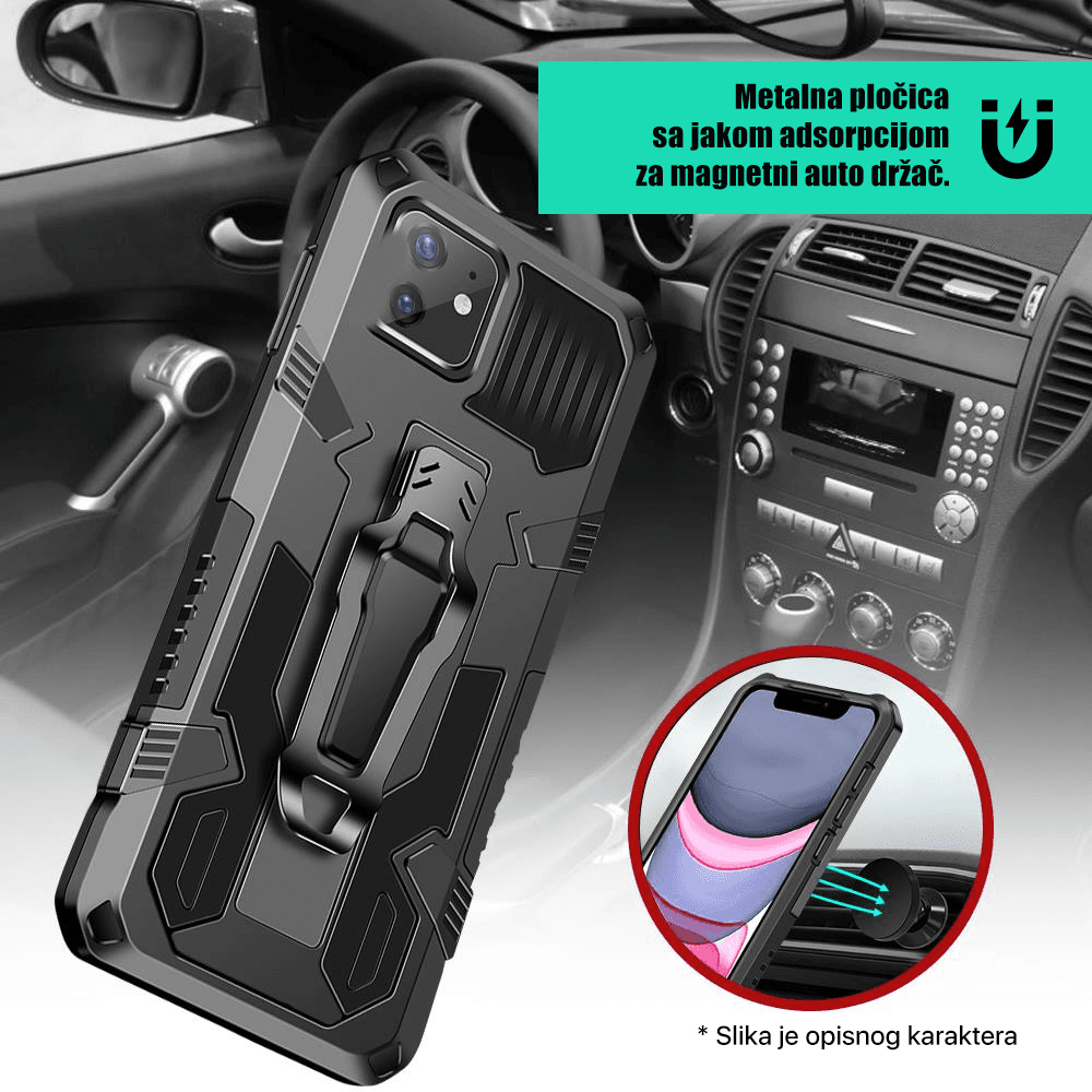 Torbica Fight Clip za Iphone 14 6.1 Crna