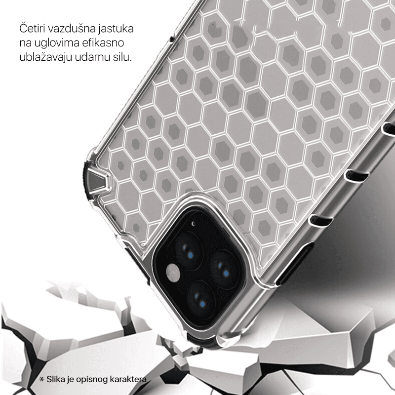 Torbica Honeycomb za Iphone 14 Plus 6.7 Crna