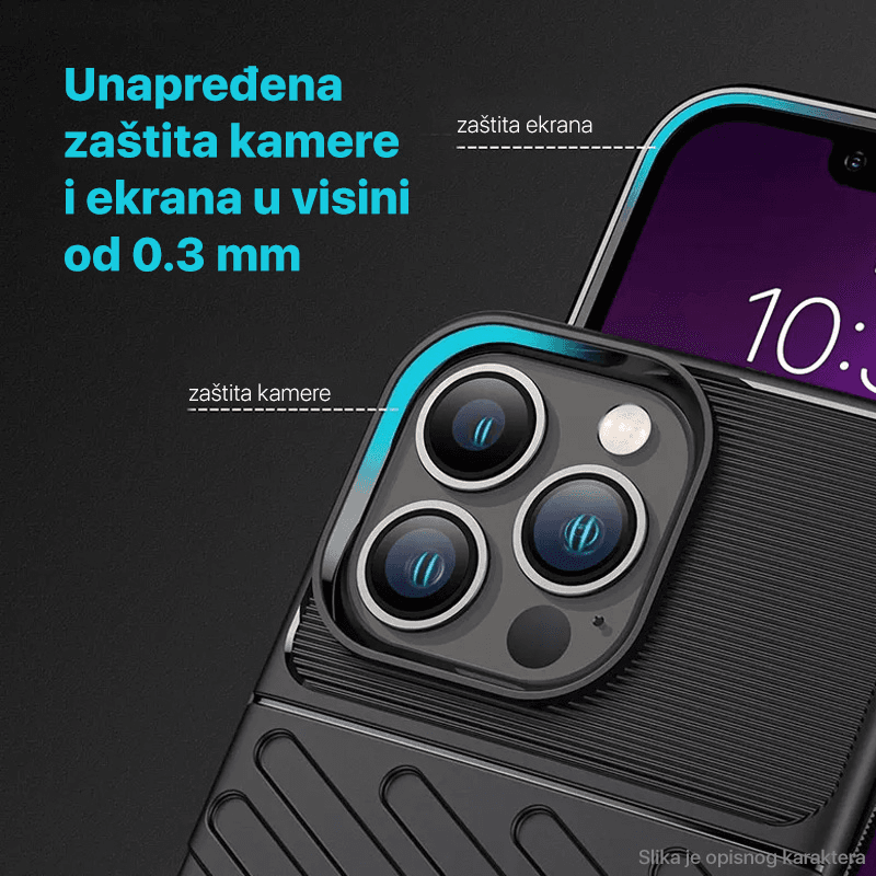 Torbica Slash za Iphone 14 Pro 6.1 Crna