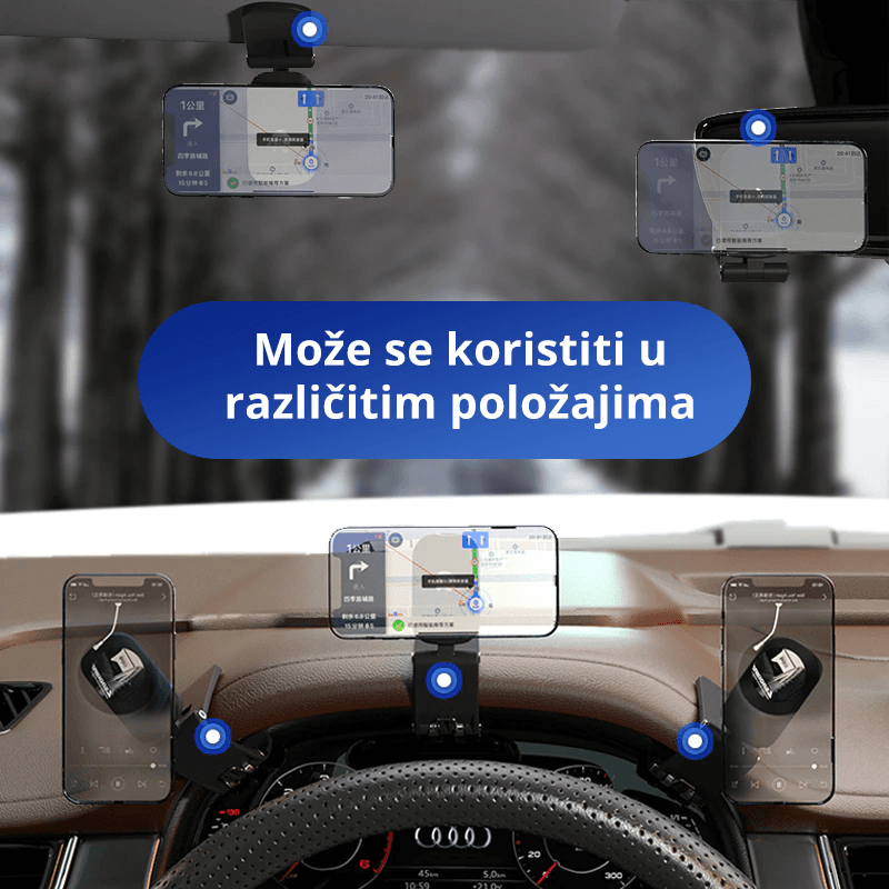 Univerzalni Auto Drzac Magnetic Crni