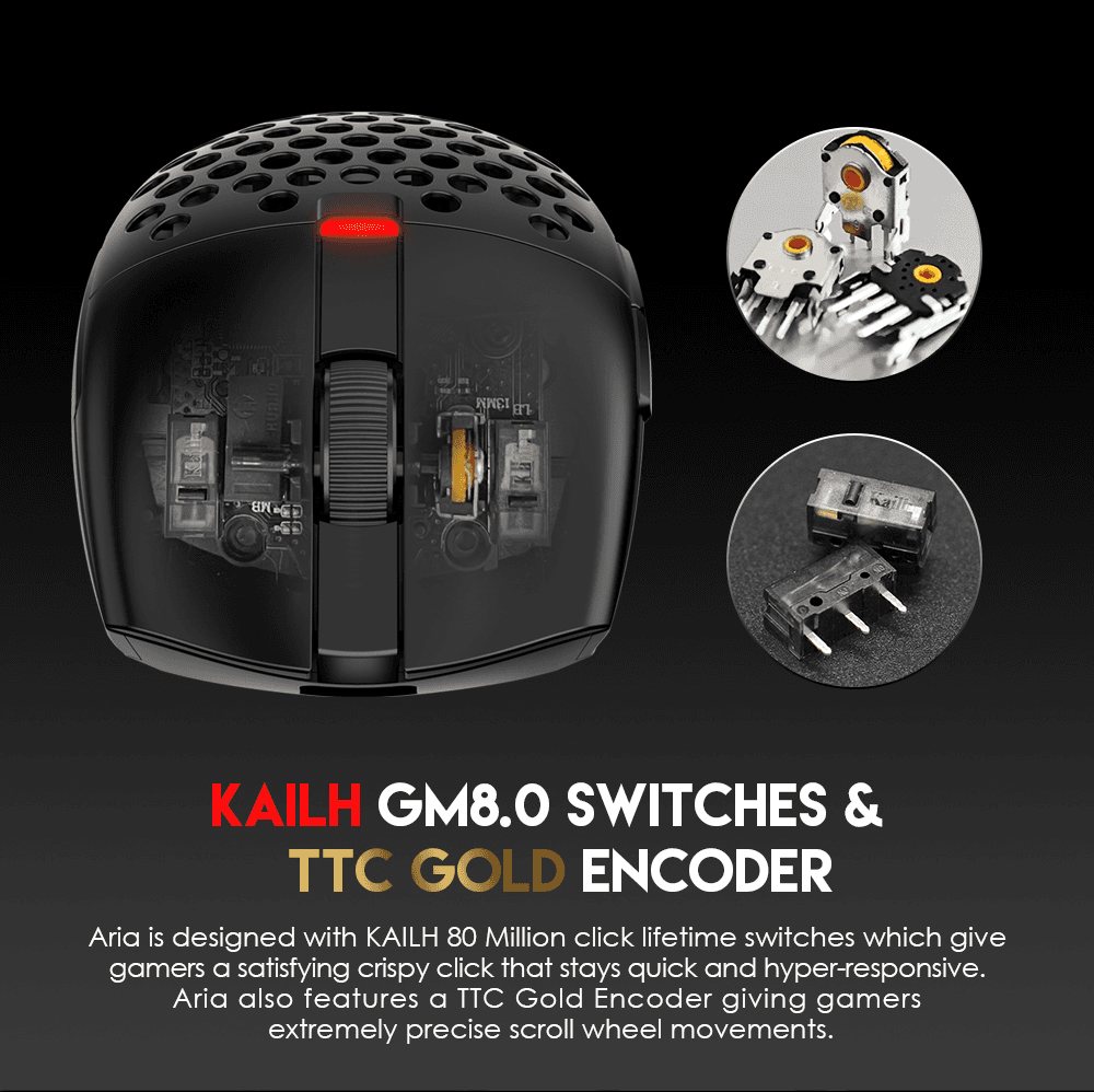Mis Wireless Gaming Fantech XD7 Aria Crni