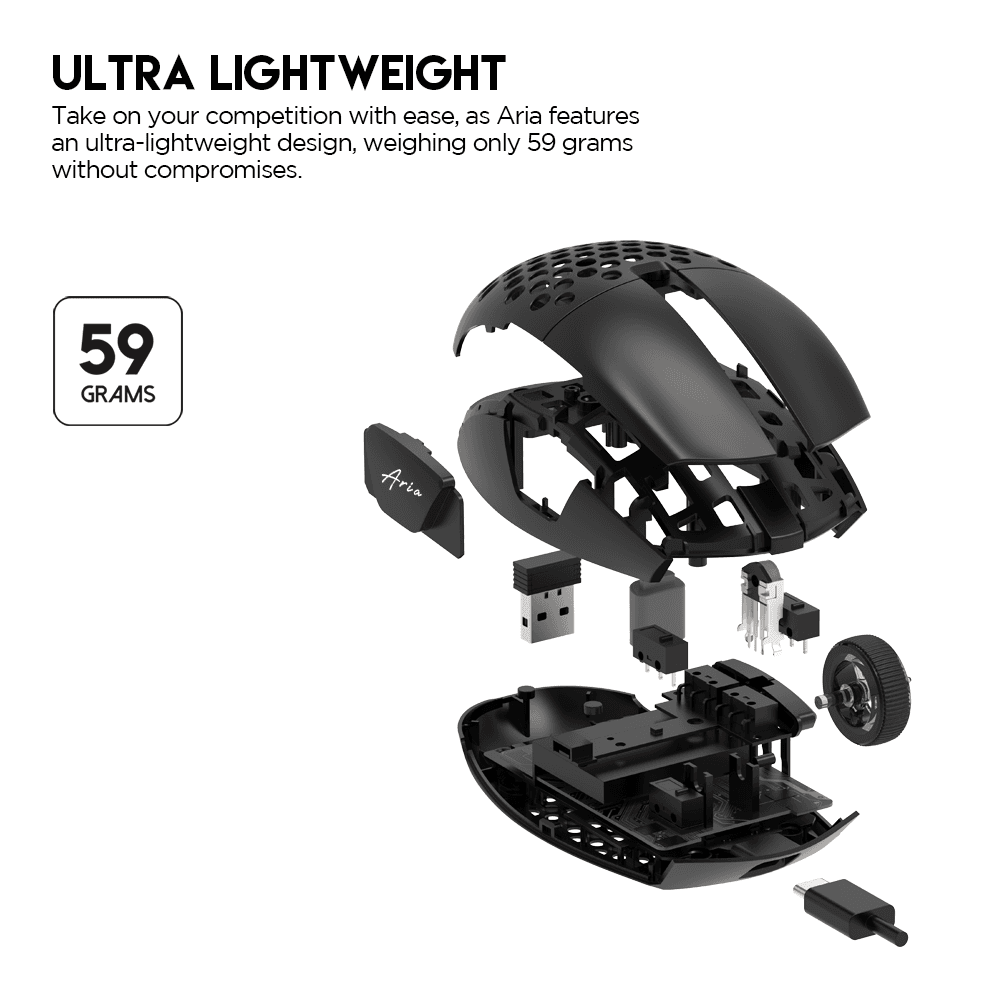 Mis Wireless Gaming Fantech XD7 Aria Crni