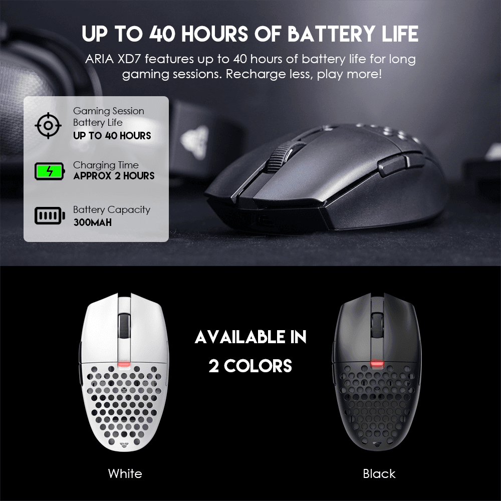 Mis Wireless Gaming Fantech XD7 Aria Crni