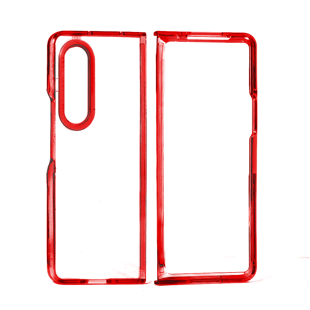 Torbica Clear TPU za Samsung F936B Galaxy Z Fold 4 5G Crvena