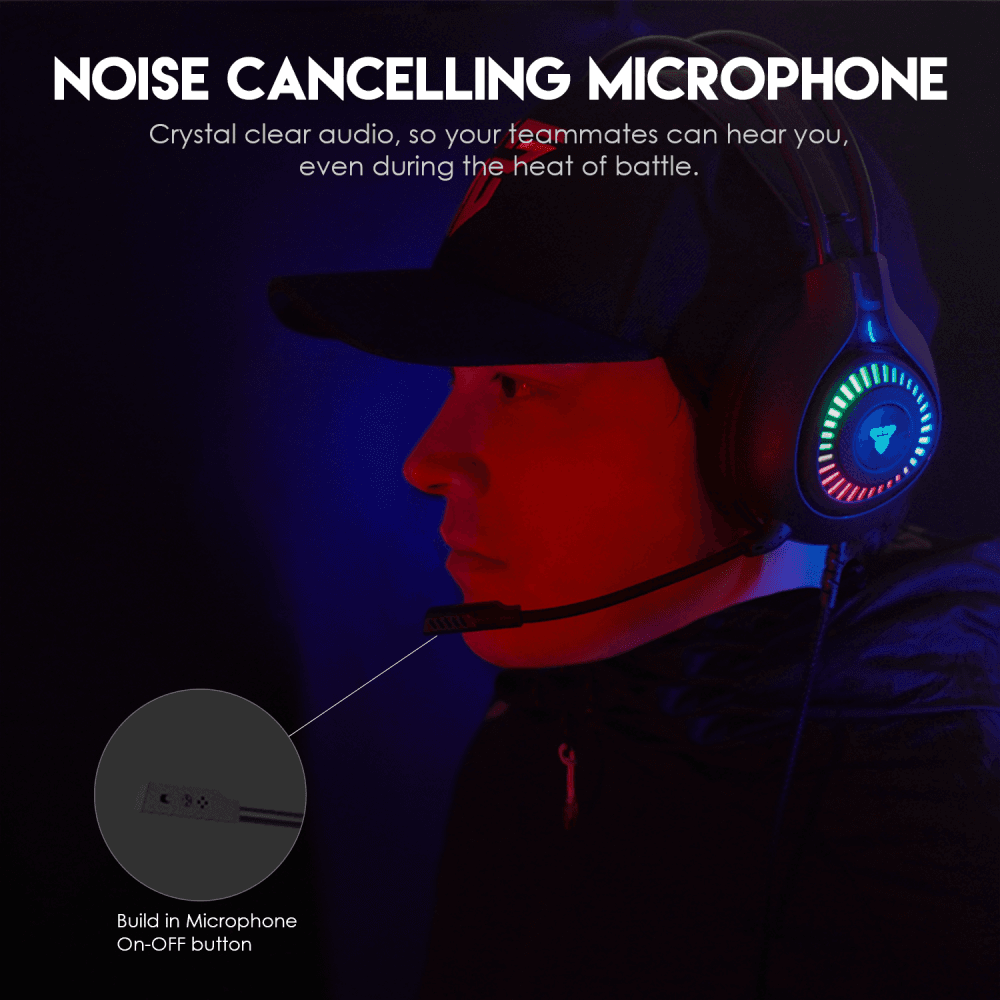 Slusalice Gaming Fantech HG25 Orbit Crne