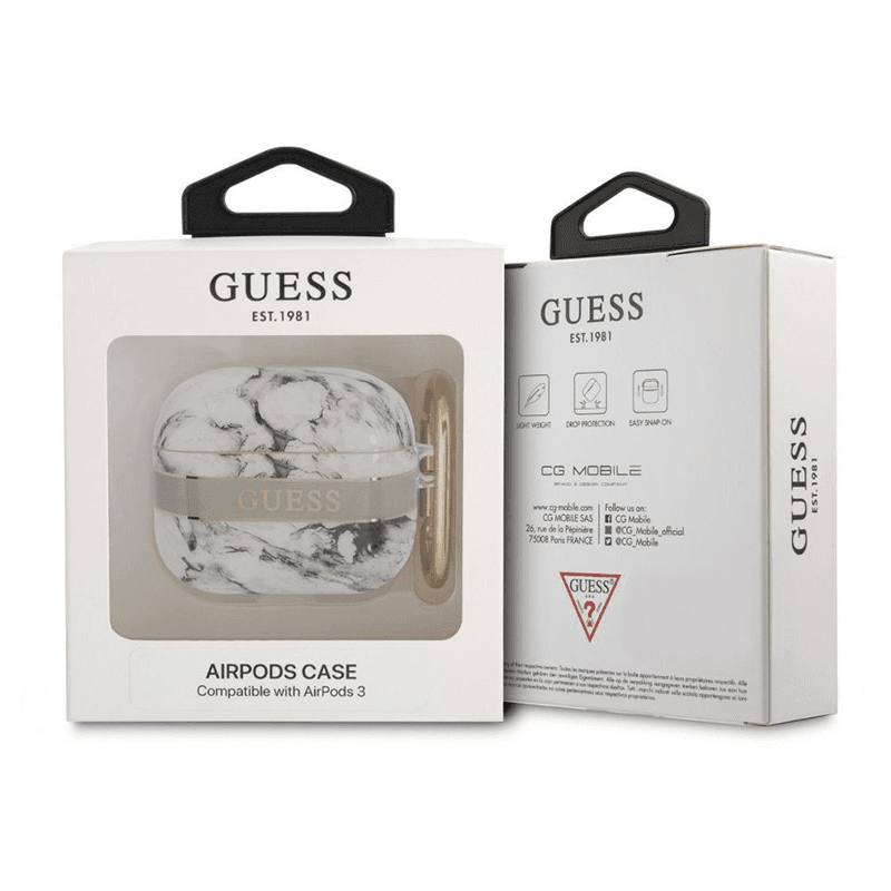 Torbica Guess za Airpods 3 TPU Siva (gua3hchmag)