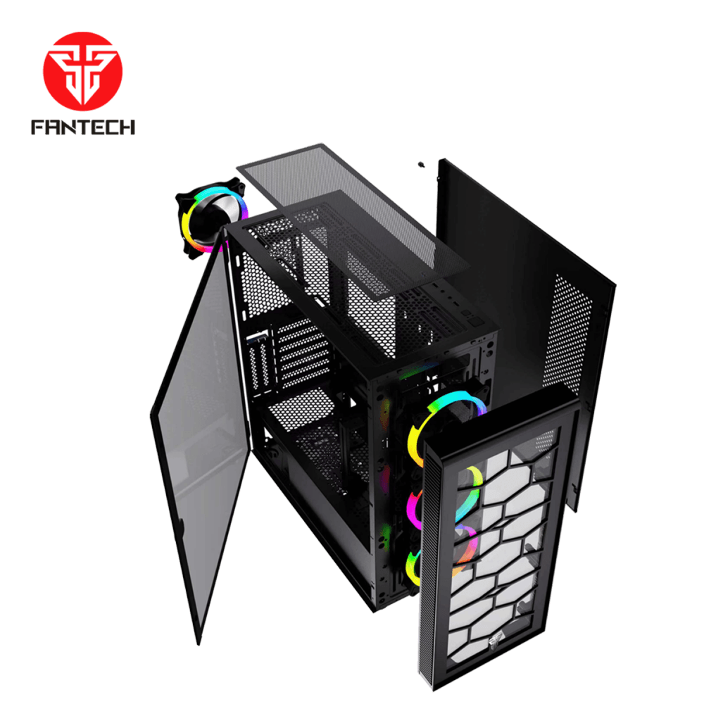 Kuciste Gaming Fantech CG82 Hexa XL Crno
