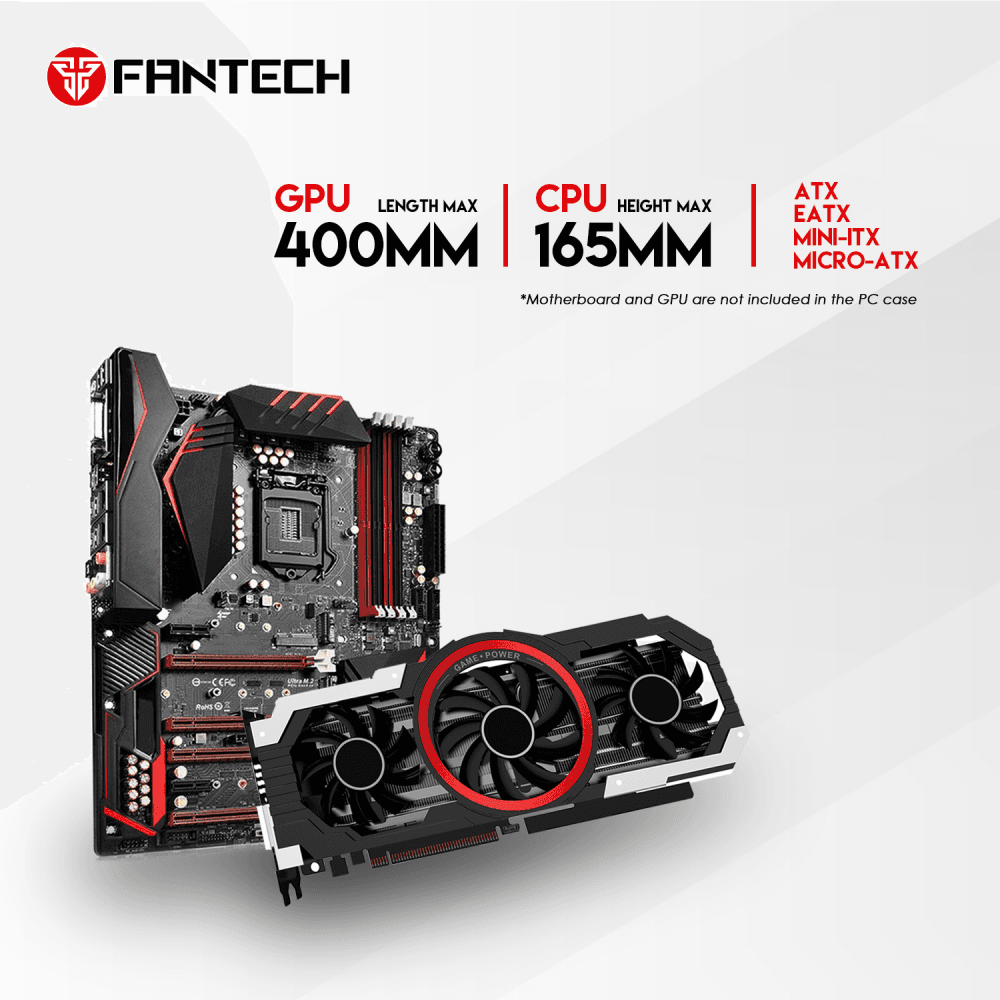 Kuciste Gaming Fantech CG82 Hexa XL Crno