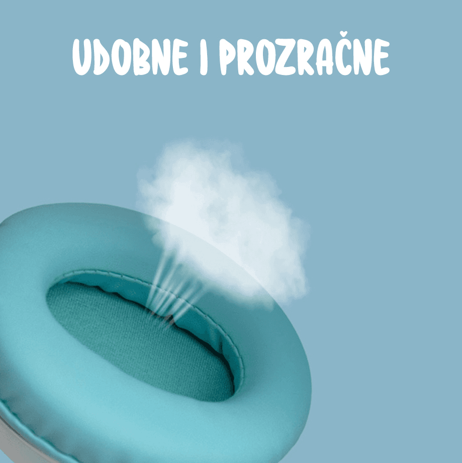 Bluetooth Slusalice Cat Ear Crne