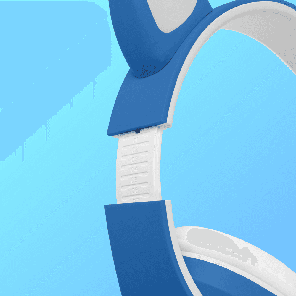 Bluetooth Slusalice Cat Ear Plave
