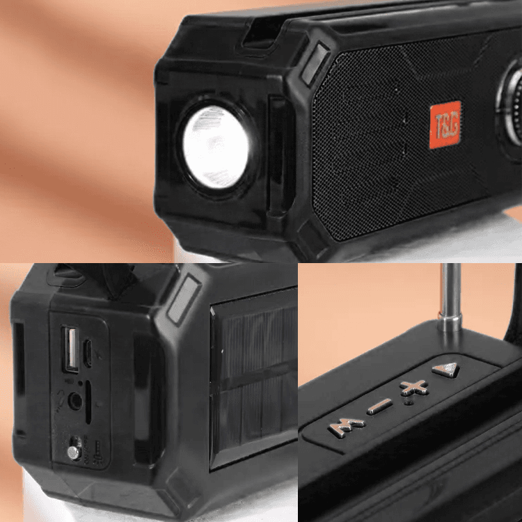 Bluetooth Zvucnik T&g Solarni TG612 Crni
